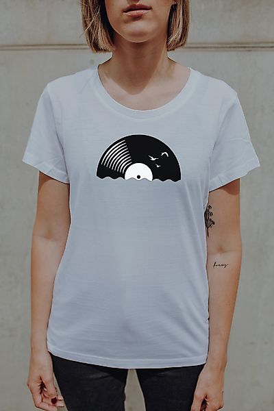 Vinyl Sea Frauen Shirt Aus Biobaumwolle Made In Portugal / Ilp7 günstig online kaufen