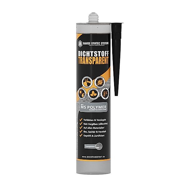 Hanse Syntec Systems Dichtstoff TRANSPARENT 290ml, günstig online kaufen