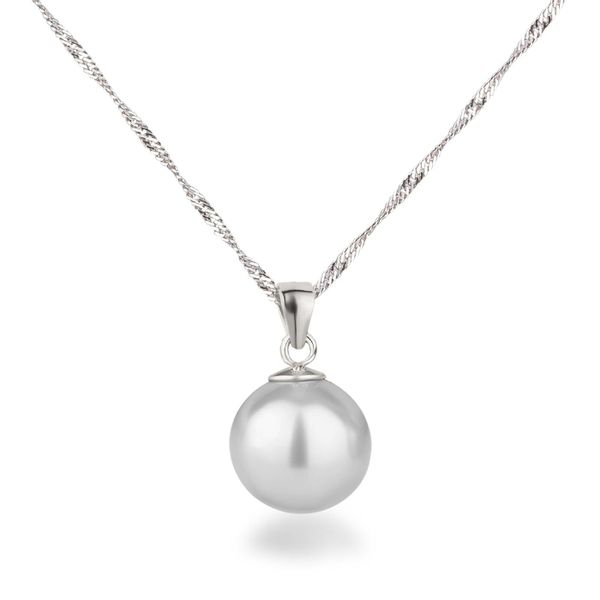 Schöner-SD Kette mit Anhänger 12mm Perle günstig online kaufen
