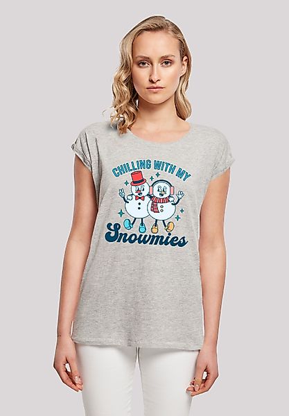 F4NT4STIC T-Shirt "Chilling with My Snowmies", Premium Qualität günstig online kaufen