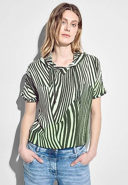 CECIL Kapuzenshirt mit Streifenmuster günstig online kaufen