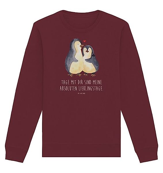Mr. & Mrs. Panda Longpullover Pinguin umarmen Größe XXL - Burgundy - Gesche günstig online kaufen