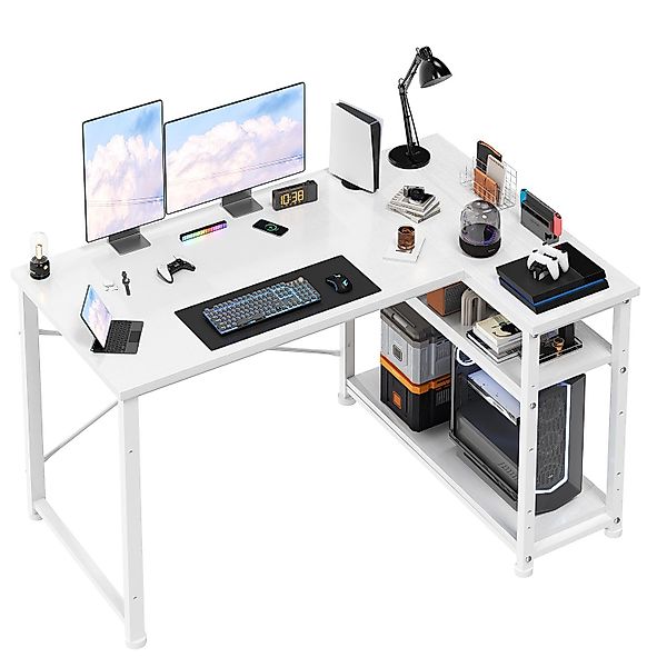 HOMALL Computertisch Eckschreibtisch Reversibel L Förmiger günstig online kaufen
