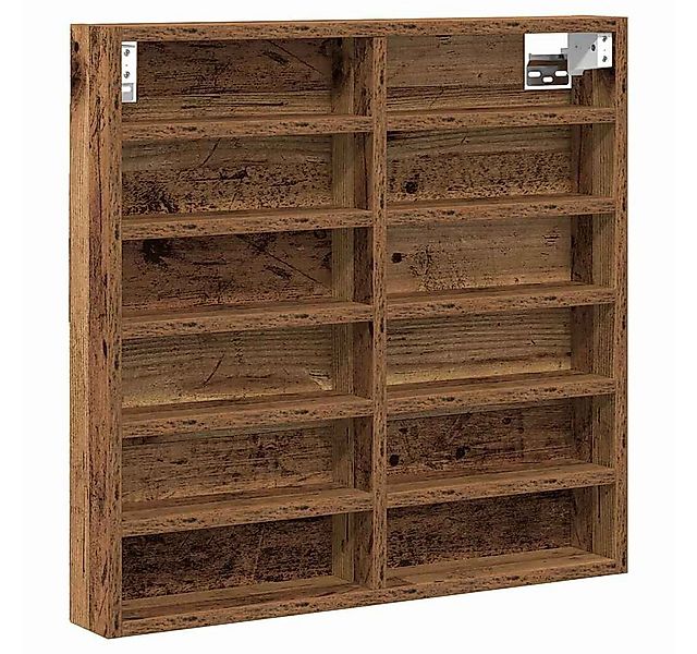 vidaXL Regal Vitrine mit Regal Altholz 60 x 8,5 x 58 cm Holzwerkstoff, 1-tl günstig online kaufen