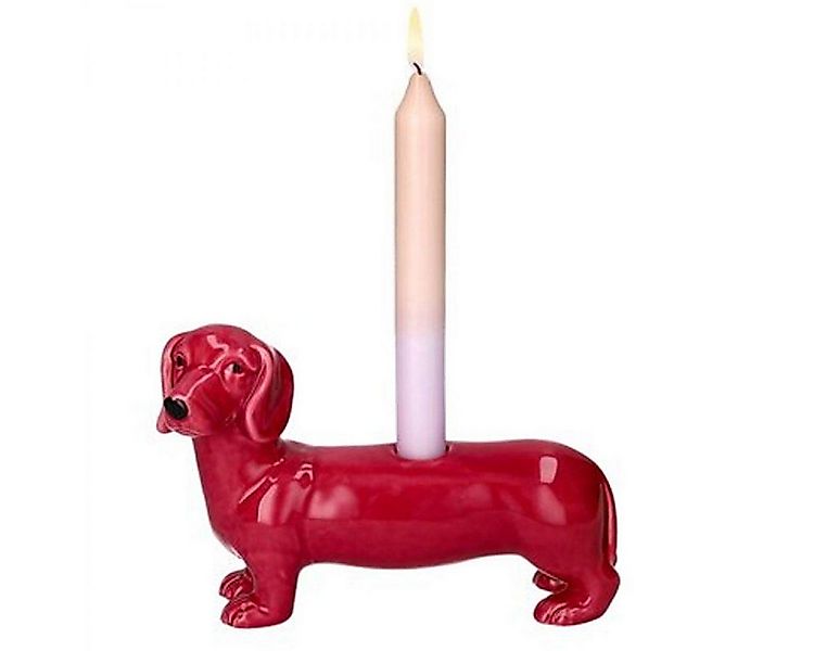Giftcompany Kerzenhalter Kerzenleuchter Mignon Dackel Rosa günstig online kaufen