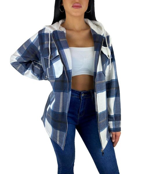 Worldclassca Karohemd Worldclassca DAMEN HEMDJACKE KARIERT günstig online kaufen