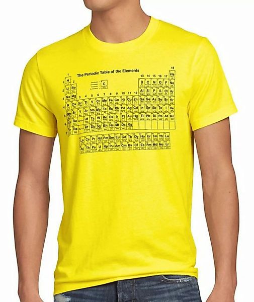 style3 Print-Shirt Herren T-Shirt Periodensystem big schule uni cooper chem günstig online kaufen