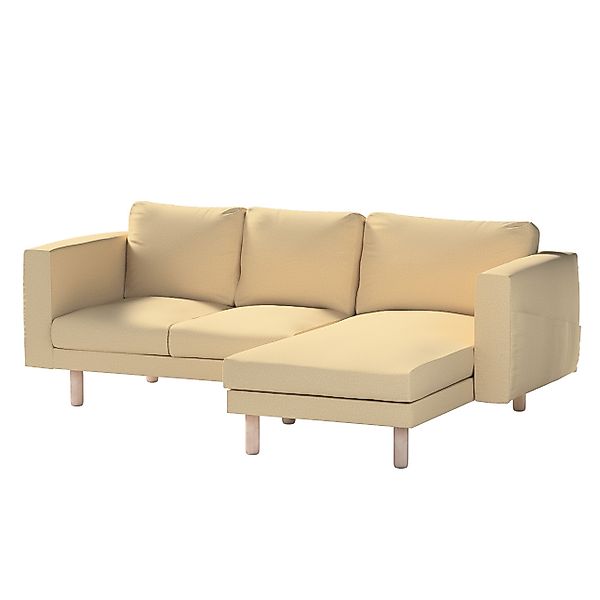 Bezug für Norsborg 3-Sitzer Sofa mit Recamiere, sandfarben, Norsborg Bezug günstig online kaufen
