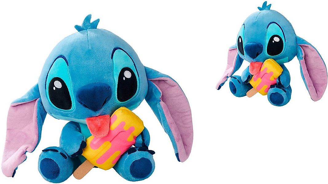 SIMBA Plüschfigur Plüsch Stofftier Disney Stitch mit Eis am Stiel 25cm 6315 günstig online kaufen
