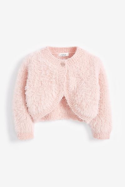 Next Bolero Flauschige Strickjacke mit Glitzer günstig online kaufen