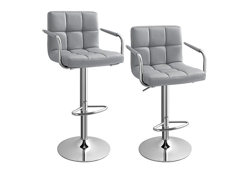 SONGMICS Barhocker Barstühle (Set, 2 St., 2er), Kunstlederbezug, Höhe 95-11 günstig online kaufen