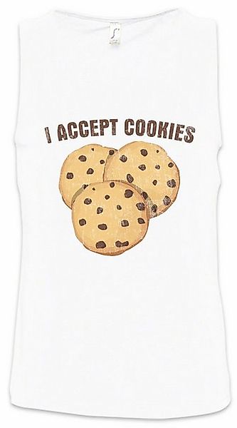 Urban Backwoods Tanktop I Accept Cookies Ärmelloses T-Shirt Fun Binary Code günstig online kaufen
