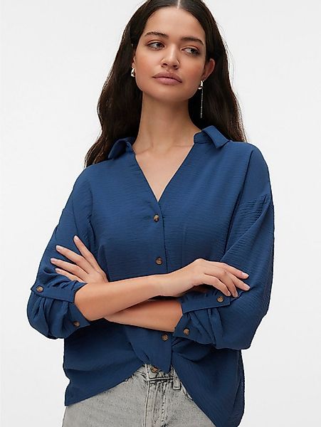 Vero Moda Hemdbluse VMIZZY LS DETAIL SHIRT WVN BTQ GA mit geknoteter Front günstig online kaufen