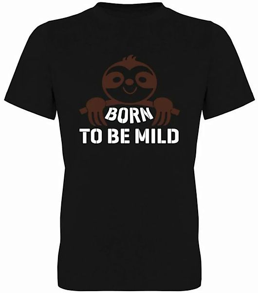G-graphics T-Shirt Faultier – Born to be mild Herren T-Shirt, mit trendigem günstig online kaufen