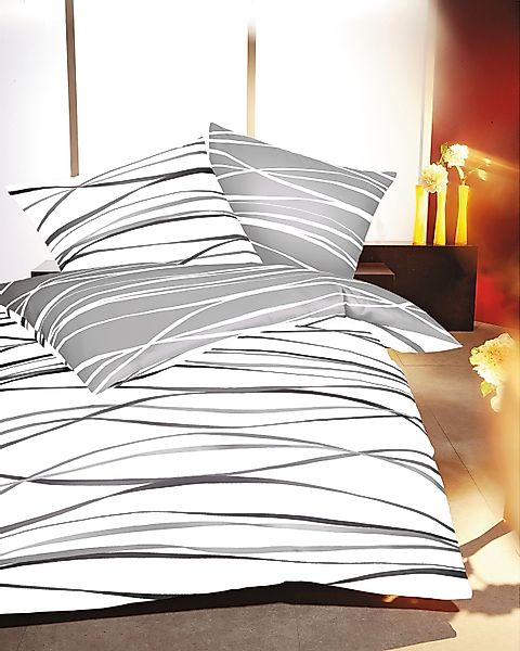 Kaeppel Wendebettwäsche Motion, Mako-Satin, 2 teilig, günstig online kaufen