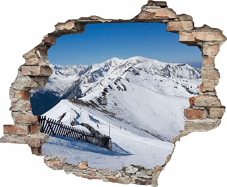 queence Wandtattoo "Berge", (1 St.), Wandsticker, Wandbild, selbstklebend, günstig online kaufen