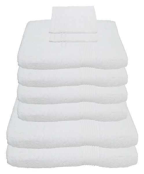 Julie Julsen Handtücher 8-Handtücher-Weiss, Baumwolle (8-St) günstig online kaufen