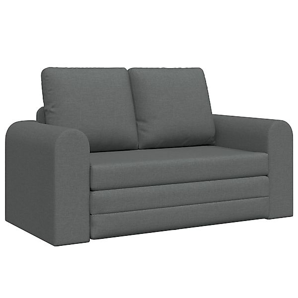 vidaXL Sofa Boden Schlafsofa 2-in-1 Dunkelgrau günstig online kaufen