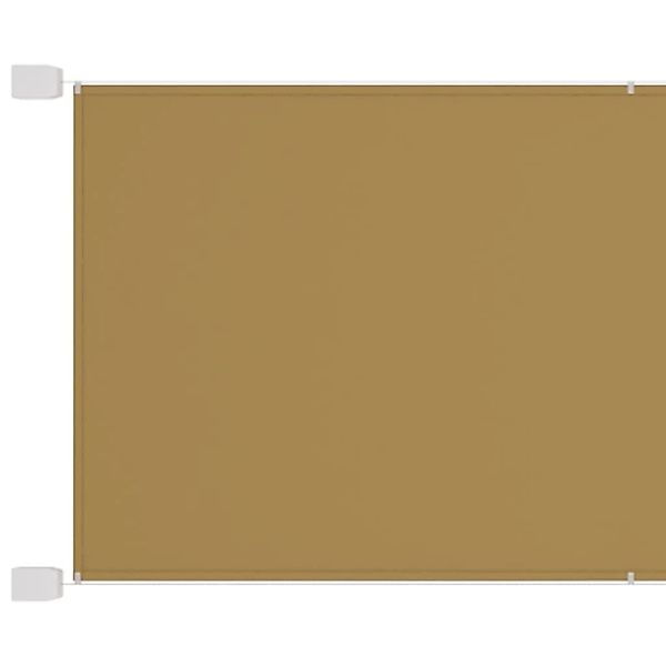 furnicato Senkrechtmarkise Beige 140x800 cm Oxford-Gewebe günstig online kaufen