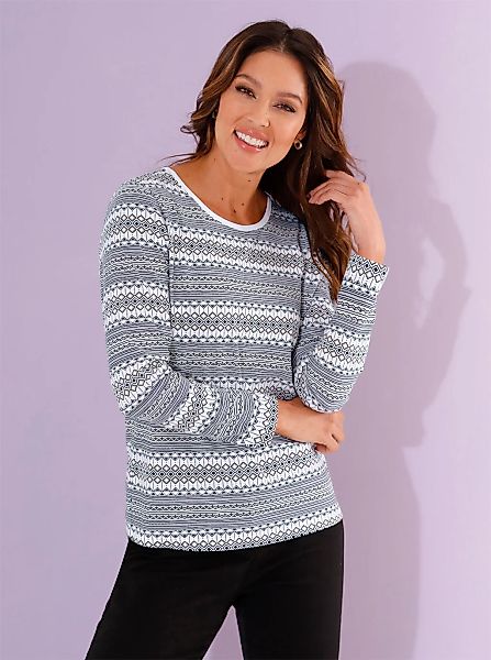 Classic Basics Rundhalsshirt "Langarm-Shirt" 1 Stk. tlg. günstig online kaufen