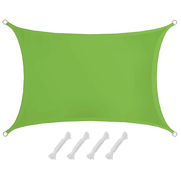 AMANKA Sonnensegel Kalahari Hellgrün 3x2m Polyester günstig online kaufen