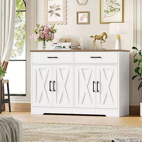 HOMECHO Buffet 120cm Breit Küchenschrank mit günstig online kaufen