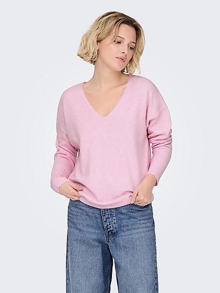 ONLY V-Ausschnitt-Pullover ONLRICA LIFE L/S V-NECK PULLO KNT NOOS günstig online kaufen
