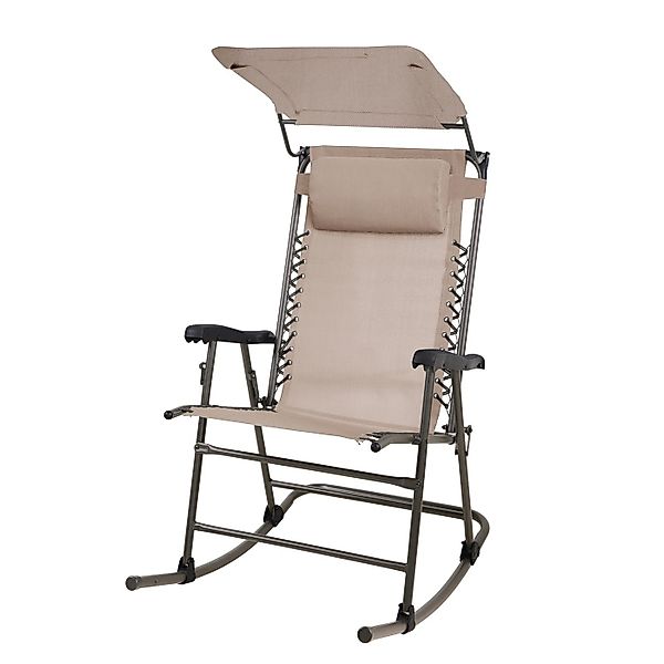 SVITA Schaukelstuhl, faltbar, mit Sonnenschutz, Armlehne, günstig online kaufen