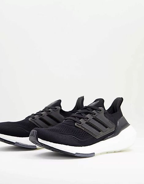 adidas – Ultraboost 21 – Sneaker in Schwarz und Weiß günstig online kaufen
