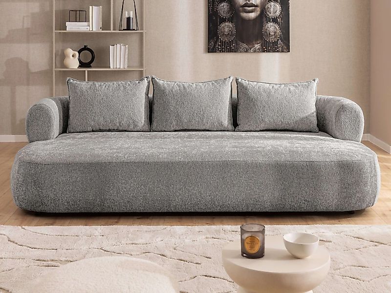 Home affaire Big-Sofa "LUSSAC 4-Sitzer Design-Sofa mit Zierkissen, Maße B/T günstig online kaufen