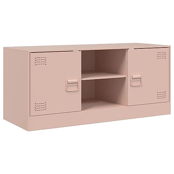 vidaXL TV-Schrank TV-Schrank Rosa 99x39x44 cm Stahl (1-St) günstig online kaufen