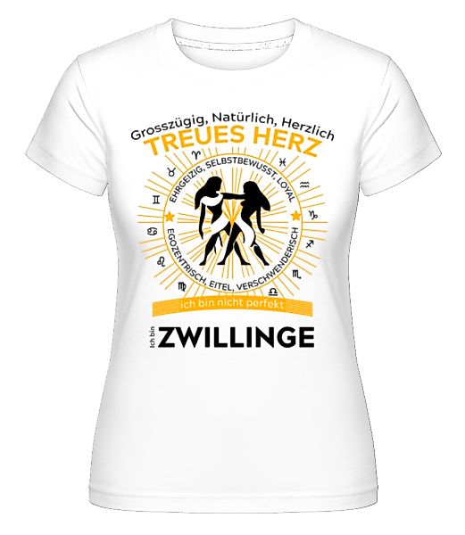 Sternzeichen Zwillinge · Shirtinator Frauen T-Shirt günstig online kaufen