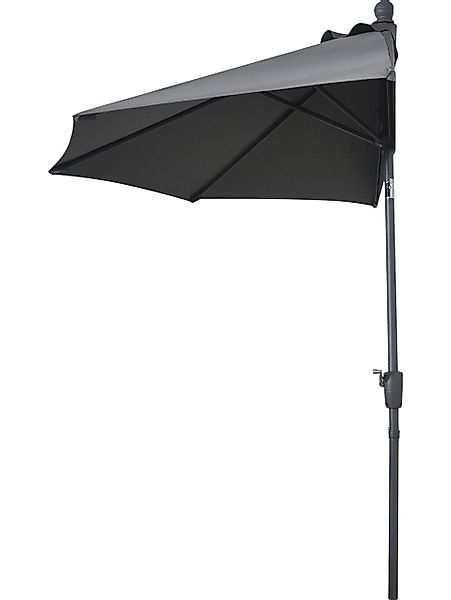 Trend Line Sonnenschirm TrendLine Balkon-Halbschirm anthrazit, günstig online kaufen