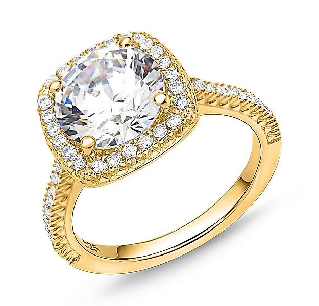 JEWLIX Verlobungsring Zirkoniabesetzter Ring von JEWLIX aus 925er Silber, v günstig online kaufen