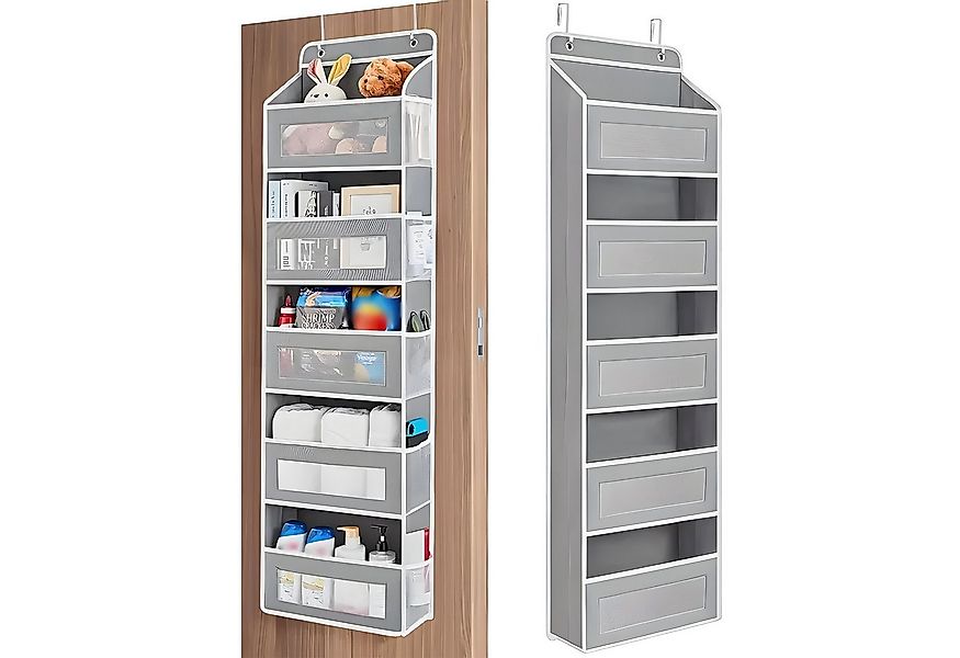 Hikity Hängeregal Hängeorganizer Tür mit 5 Fächern, Verdicktem Vliesstoff H günstig online kaufen