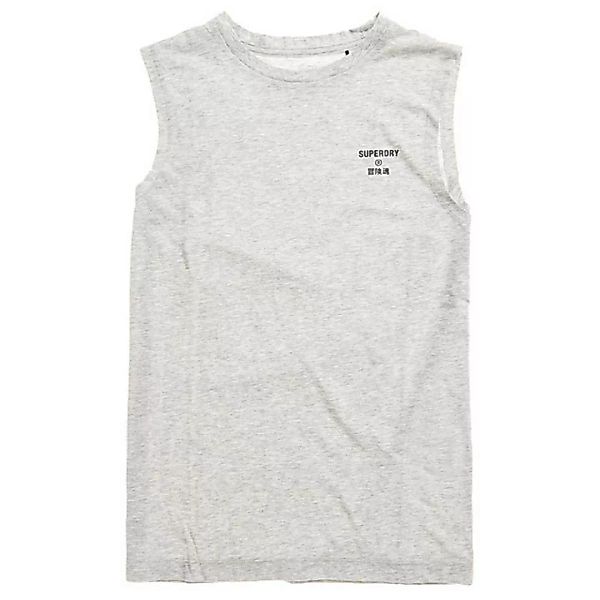 Superdry Core Sport Ärmelloses T-shirt L Grey Marl günstig online kaufen