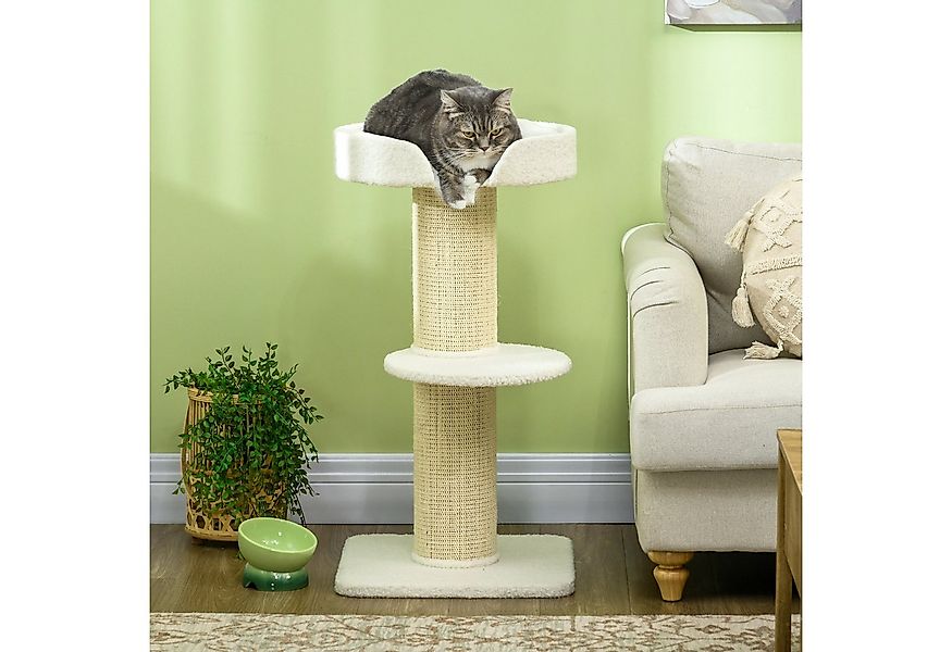 PawHut Kratzbaum 91 cm Katzenbaum mit Katzenbett, Plattform, für Katzen bis günstig online kaufen