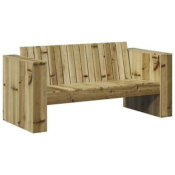 vidaXL Loungesofa Garten Sofa 2-Sitzer 134x60x62 cm Behandeltes Kiefernholz günstig online kaufen