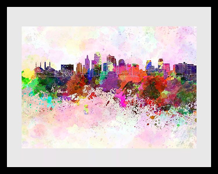 queence Bild "City Color Splash", Städte, (1 St.) günstig online kaufen