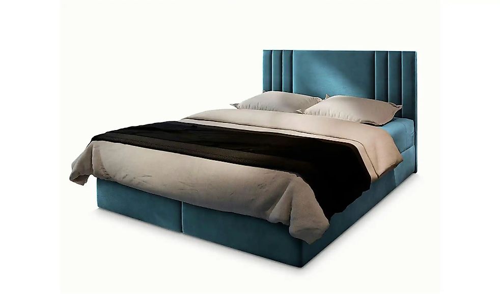 MASSENO Boxbett mit Bettkasten Bres ¦ blau ¦ Maße (cm): B: 140 H: 98 Betten günstig online kaufen