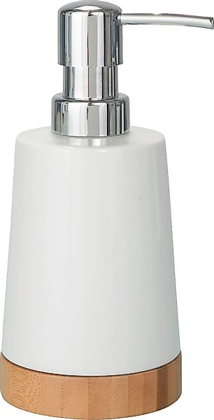 WENKO Seifenspender Bamboo, (1-tlg), Keramik, 330 günstig online kaufen
