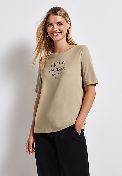 STREET ONE T-Shirt, mit Schriftzug günstig online kaufen