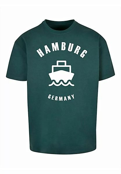 Merchcode T-Shirt Merchcode Herren Hamburg X Heavy Oversize Tee-BY102 (1-tl günstig online kaufen