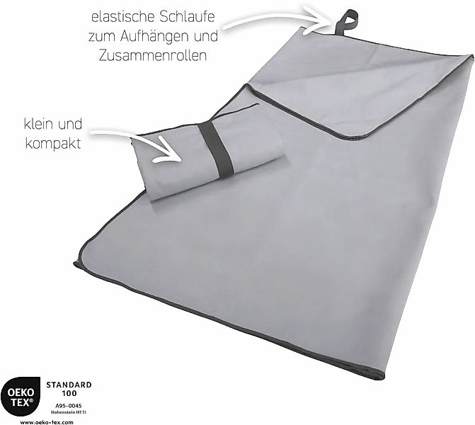 my home Sporthandtuch »Elja Reisehandtuch, Strandhandtuch,« auch als 2er Se günstig online kaufen