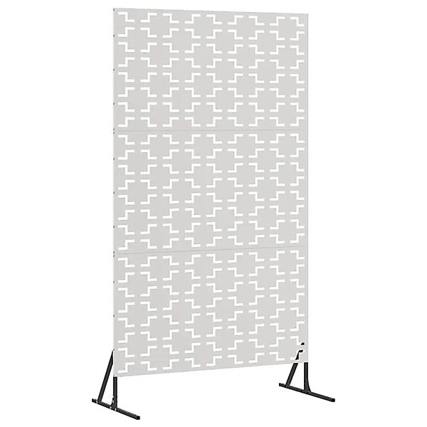 vidaXL Sichtschutz Grau 100 x 50 x 180 cm Stahl 868581 günstig online kaufen
