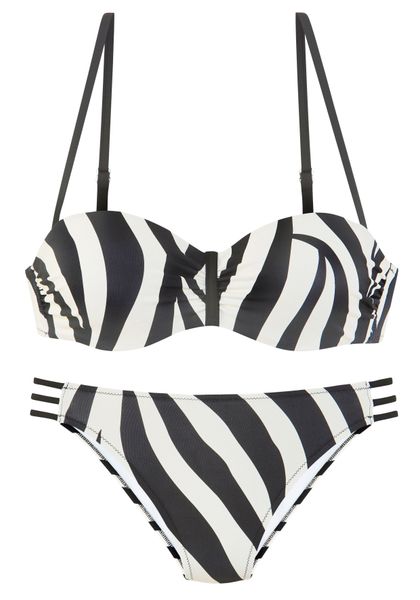 French Connection Bügel-Bandeau-Bikini Louise Mit kontrast günstig online kaufen