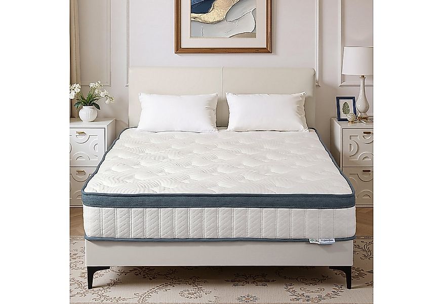 Federkernmatratze Taschenfederkernmatratze Mittlerer Härtegrad H3, 7-Zonen günstig online kaufen