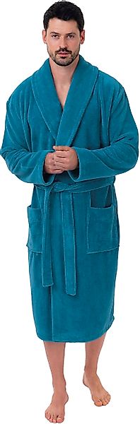 Wewo fashion Herrenbademantel "1105" 1 Stk. kuschelig leicht günstig online kaufen