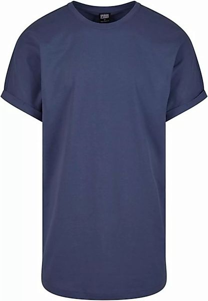 URBAN CLASSICS T-Shirt TB1561 - Long Shaped Turnup Tee vintageblue L günstig online kaufen