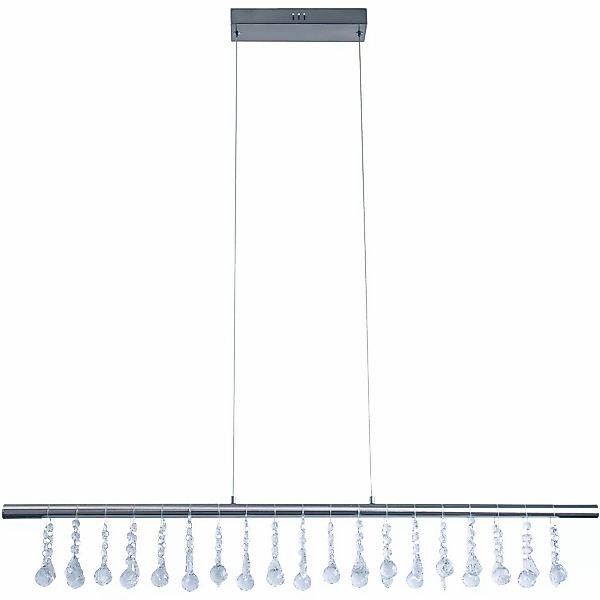 Näve LED-Pendelleuchte Nobilis Satin-Nickel ca. 100 cm günstig online kaufen